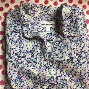 J Crew Liberty Wiltshire Berry Perfect Shirt